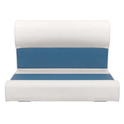 Solidspare #8WD95-1B-204 28" Pontoon Bench Seat Cushion Set Navy/White/Blue