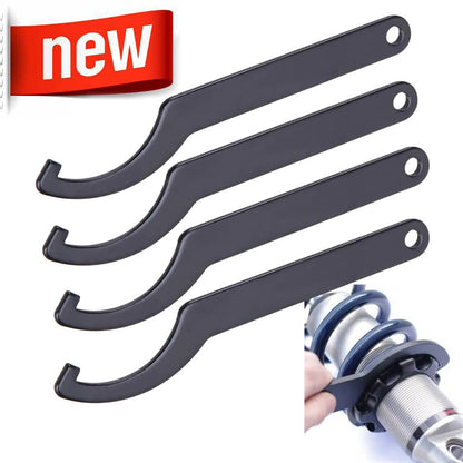 Solidspare 4pcs Pack C Spanner Wrench Hook Tool For Motorcycle Bike Shock Absorber Adjuster