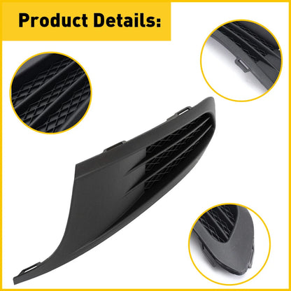 For 11 2011-2014 VW Volkswagen Jetta Upper & Lower Grille & Fog Light Covers SET