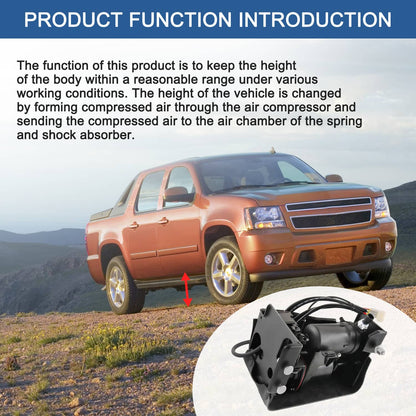 Solidspare Air Shocks Struts & Compressor Fit Cadillac Escalade Suburban Yukon Front & Rear