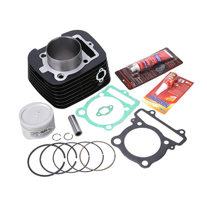 Solidspare Cylinder Piston Gasket Top End Rebuild Kit for Yamaha Big Bear 400 2000-2012 ATV