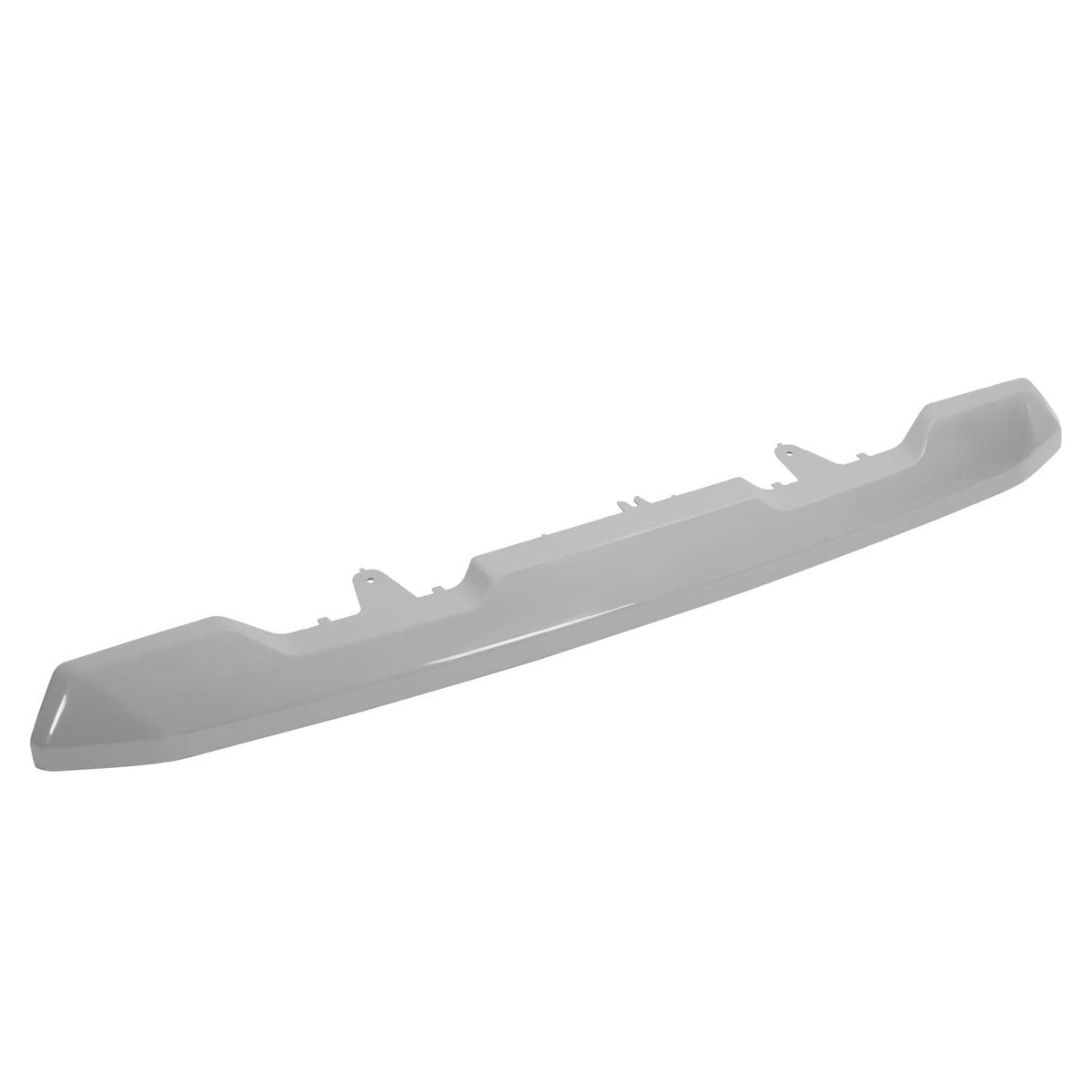 Solid Spare Front Upper Top Grille Hood Molding Trim Gray For 20-23 GMC Sierra 2500 3500 HD