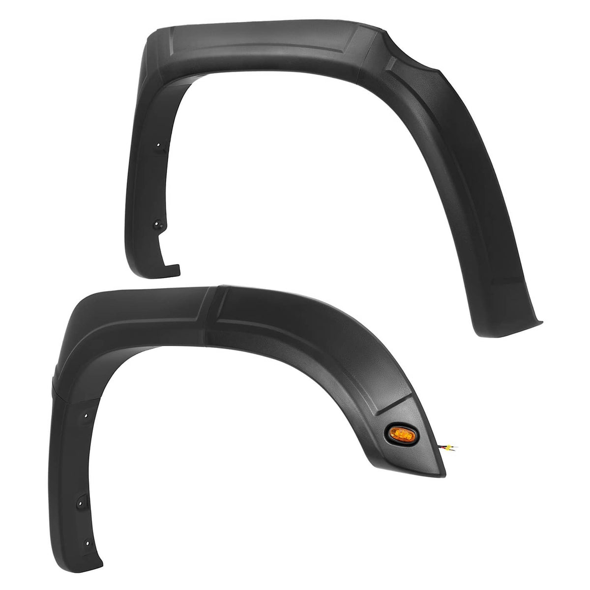 Solid Spare Plastic Set Of Fender Flares Black Kit Front Rear Fits Toyota Tundra 2014-2021