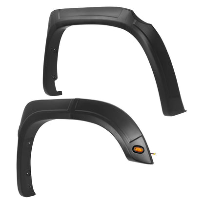 Solid Spare Plastic Set Of Fender Flares Black Kit Front Rear Fits Toyota Tundra 2014-2021