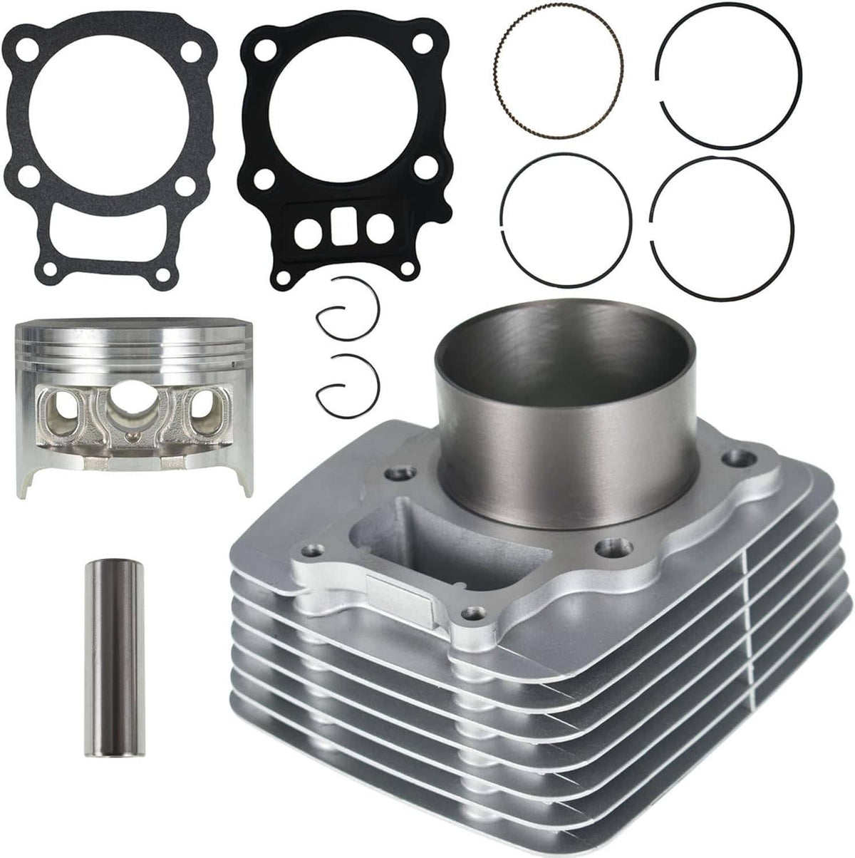 Solidspare Cylinder Piston Gaskets Top End Rebuild Kit For 2000-2006 Honda Rancher TRX350