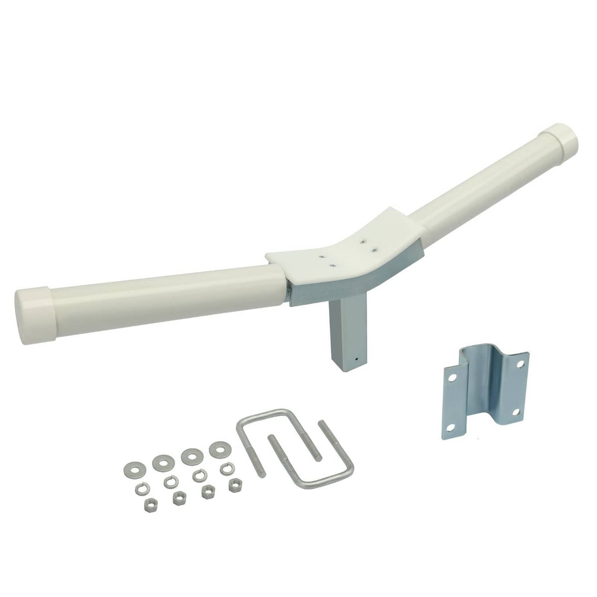 Solidspare Zinc-Plated Boat Trailer PVC Y V Guide On Bow Rest Centering Support Kit