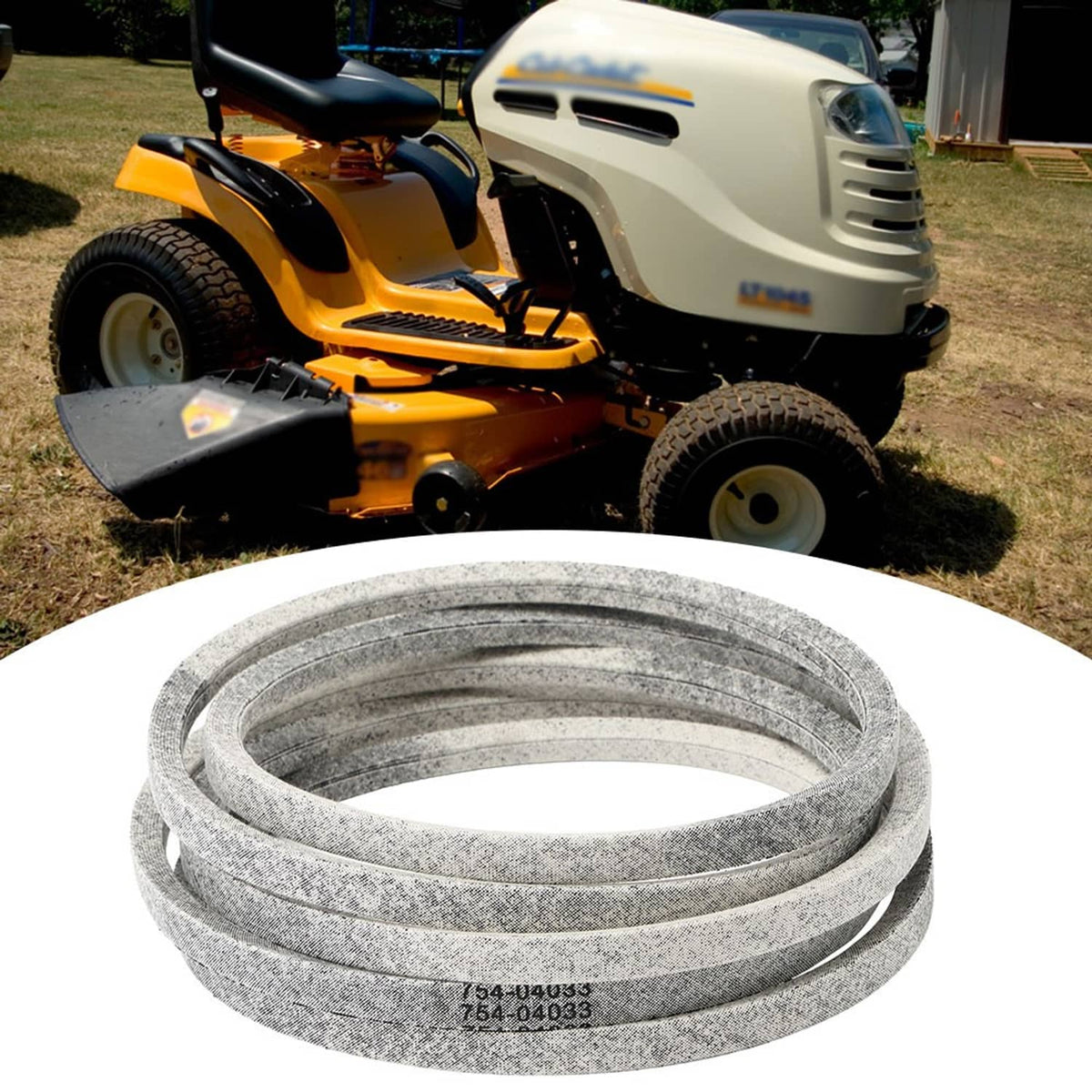 Solidspare Deck Belt 1/2" X 118.25" For White Outdoor MTD Cub Cadet 754-04033A 954-04033A