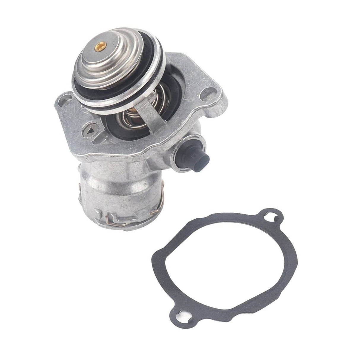 Solidspare Engine Coolant Thermostat Assembly with Sensor For Mercedes C300 C350 E350 ML350