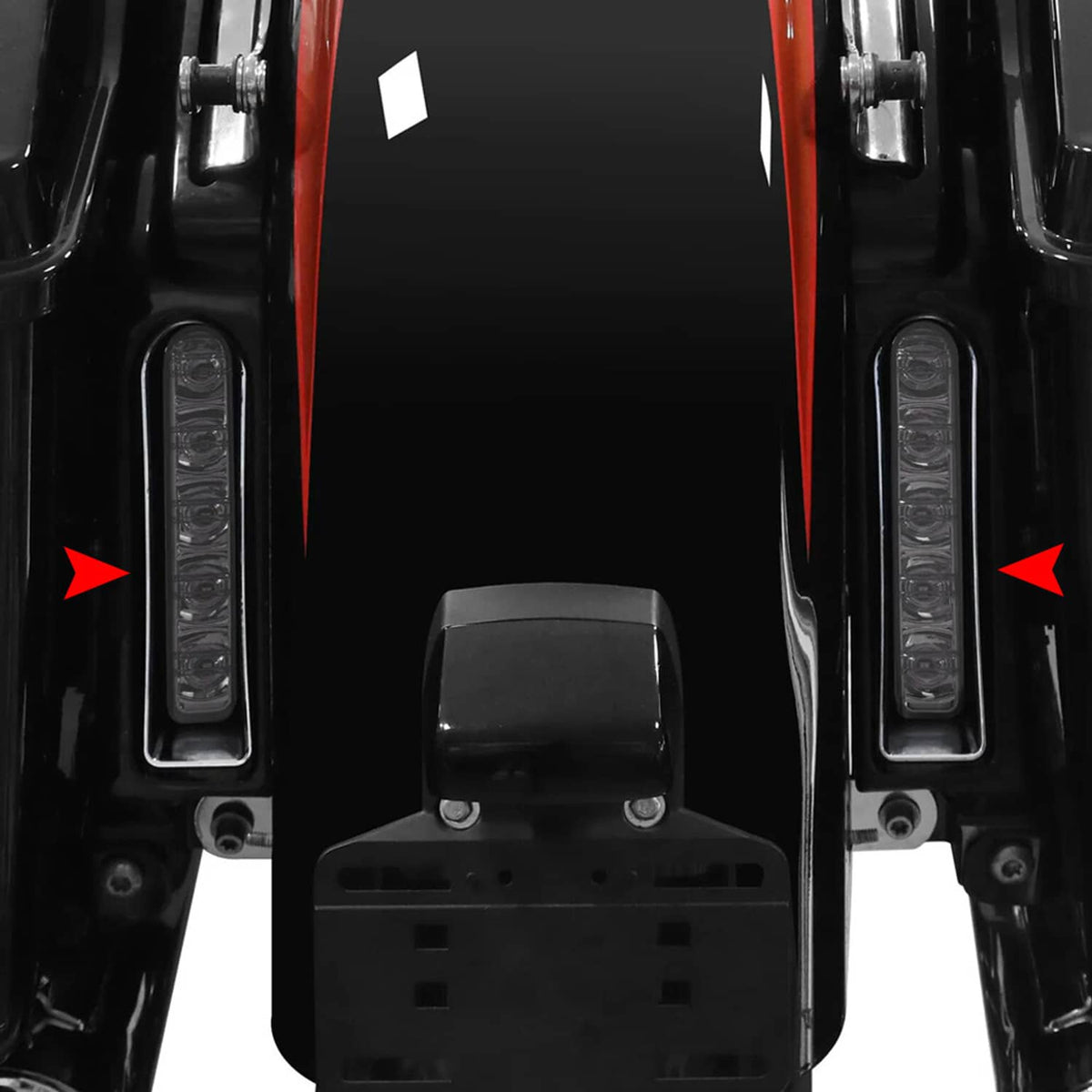 Solidspare Saddlebag LED Filler Lights Run Brake Turn Signals Fits For Harley Touring 14-24