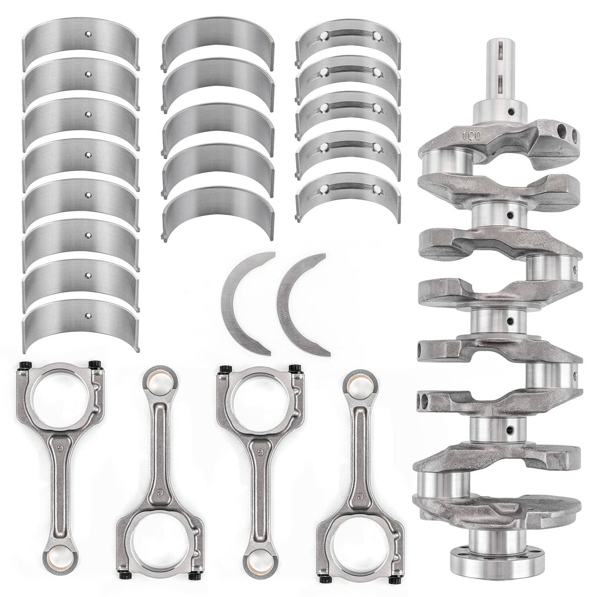 Solidspare Crank Shafts Connecting Rod Bearing Kit for Hyundai Santa Fe Sport 2.4L 2013-18
