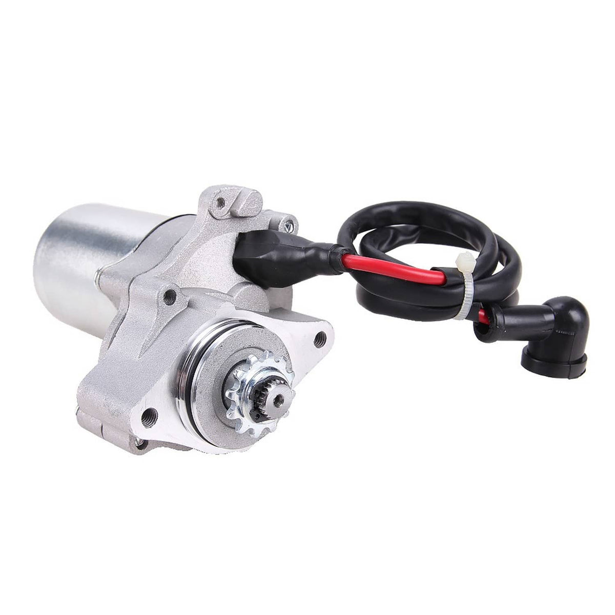 Solidspare For Chinese 50cc 70cc 90cc 110cc 125cc Quad Go Kart 2-Bolt Starter Motor w/Cable