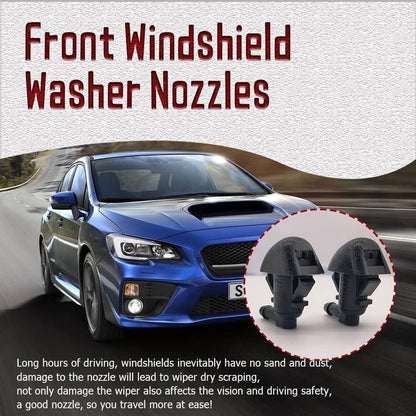 Solidspare Windshield Hood Nozzle Wiper Spray Kit For Honda Pilot 2009-2015 76810-SZA-A01ZA