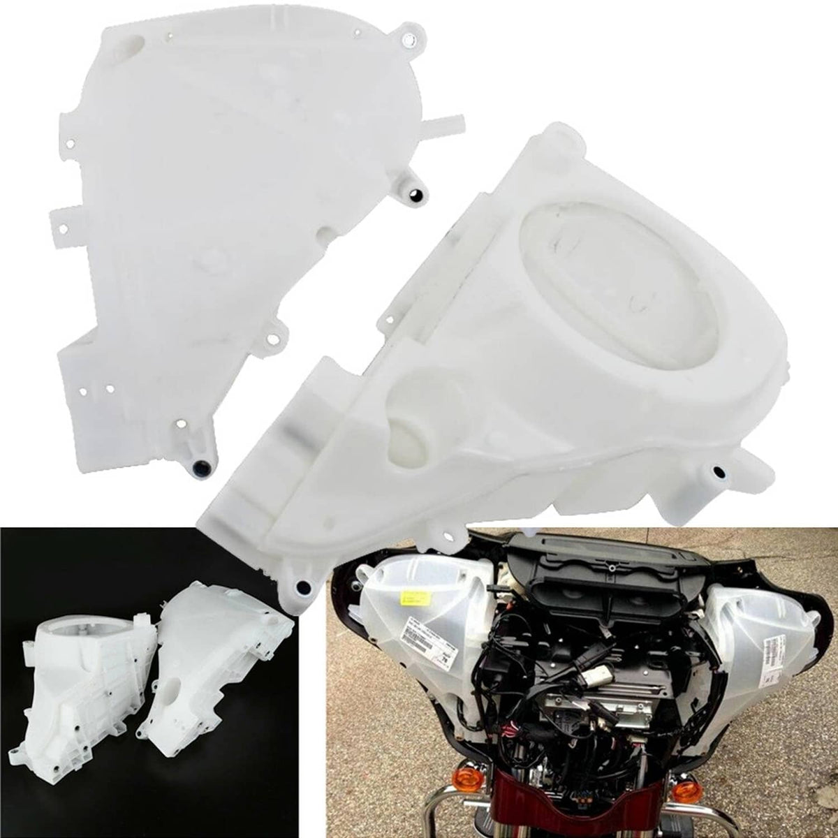Solidspare Inner Fairing Speakers Cover For HarleyTouring Electra Glide FLHT 2014 2015-2024