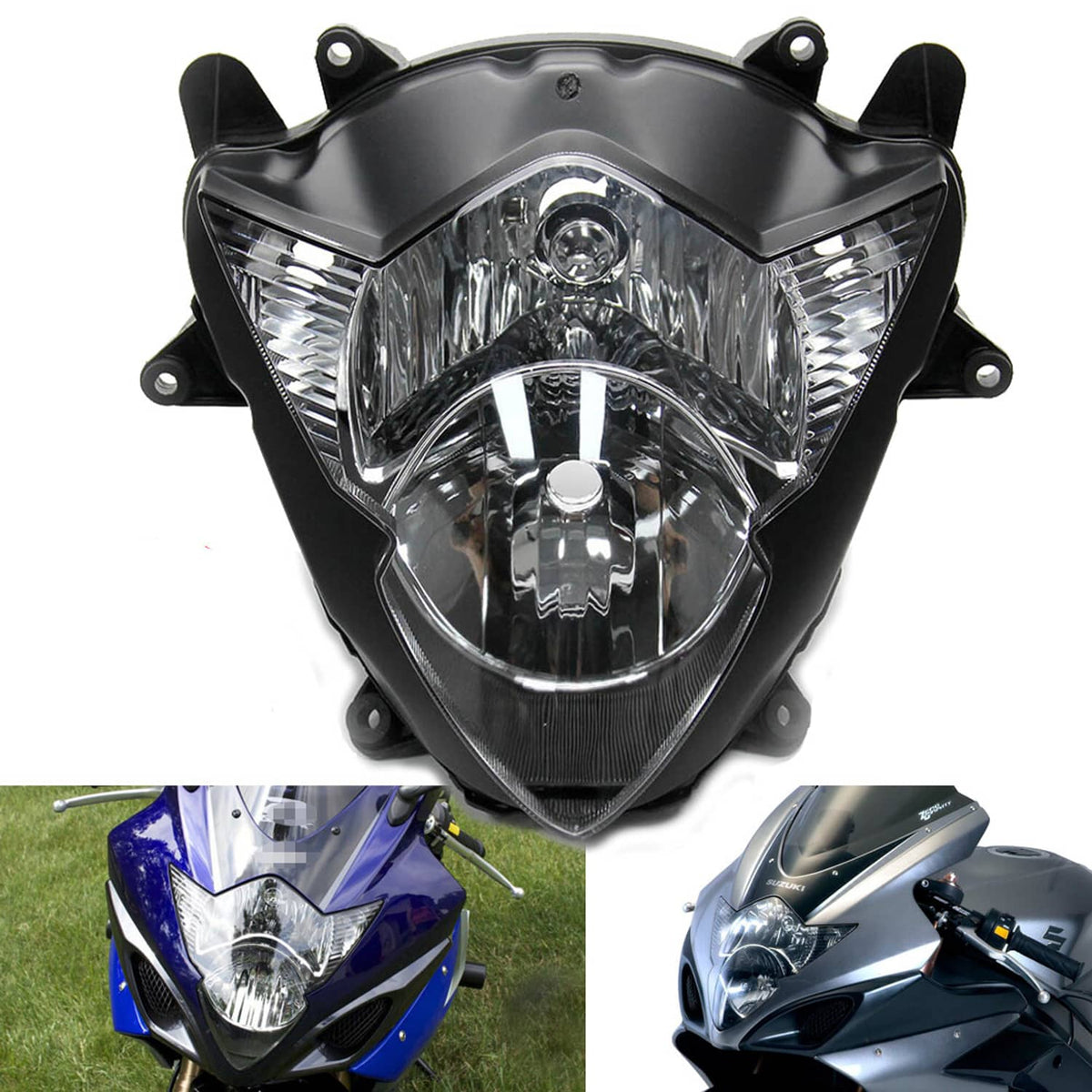 Solidspare Front Headlight Headlamp Assembly For Suzuki GSXR1000 2005-2006 K5 K6 GSX1250FA