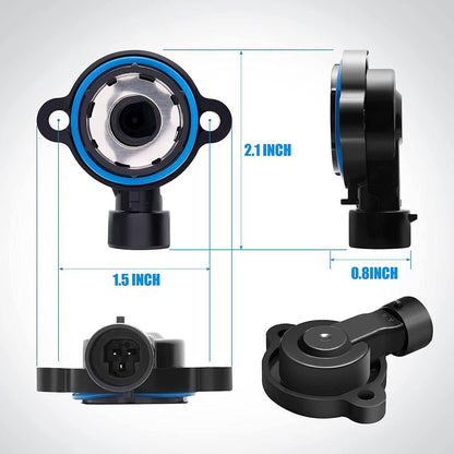 Solidspare Throttle Position Sensor+TPS Idle Air Control Valve For Chevy GMC Buick Cadillac
