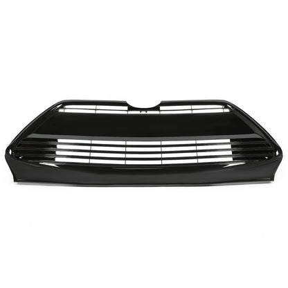 Solid Spare For 2017 2018 2019 Toyota Corolla L LE XLE Front Bumper Lower Grille Black Grill