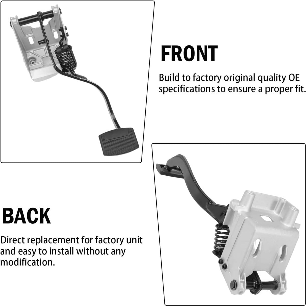 Solidspare Clutch Pedal Assembly Fit For 99-03 Ford F250 F350 Super Duty 7.3L YC3Z7B633BA