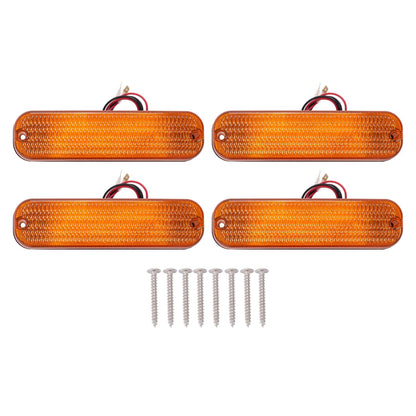 Solidspare 4 LED Amber Flashing Cab Lights For John Deere 30 Series 4030 4230 8450 #AR60250