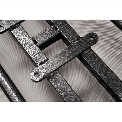 Solidspare Universal Boat Seat Horse Seat Palma For B300 Aluminum Black Frame Gray Mesh
