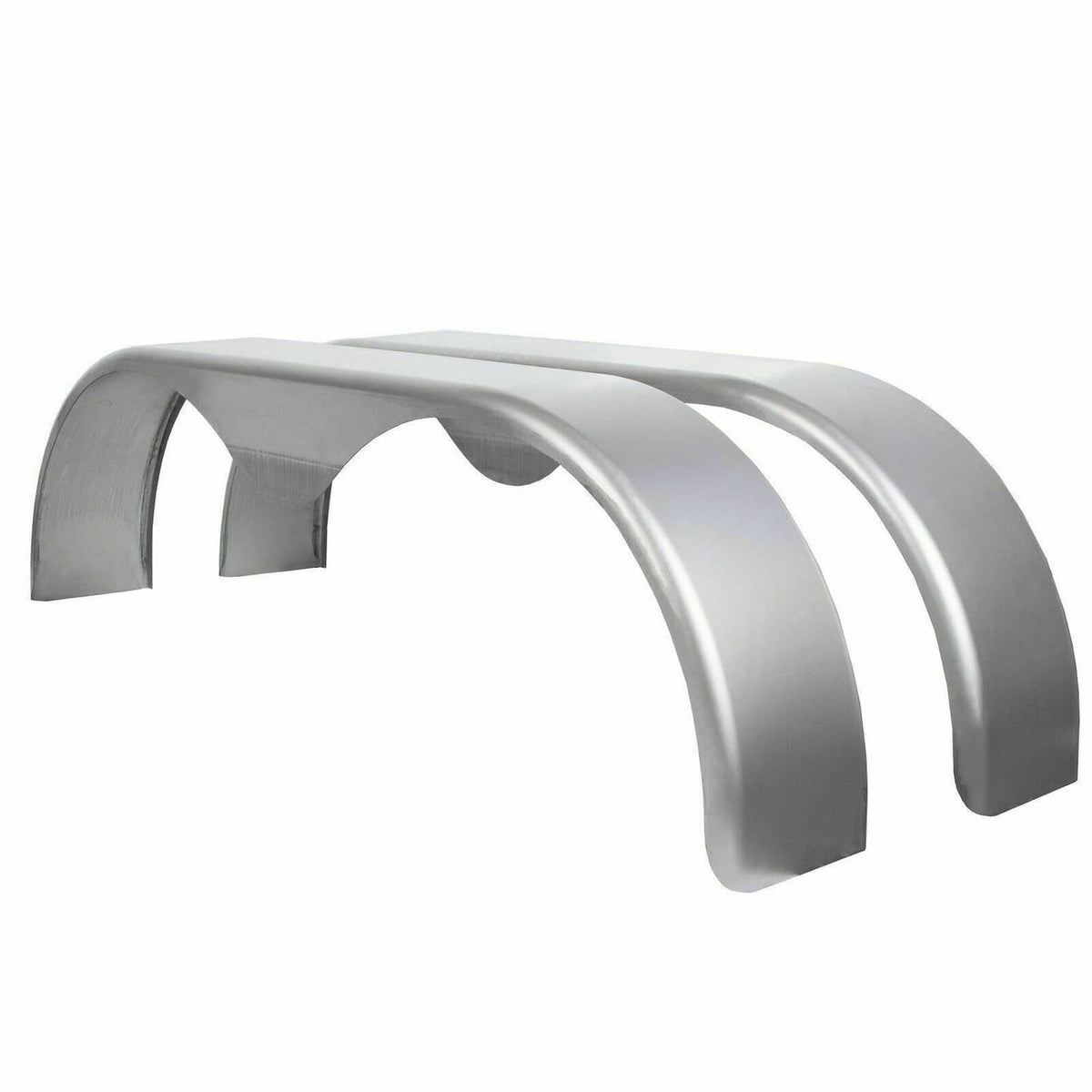Solidspare 2PC Tandem Axle Trailer Fenders Teardrop Round For 13" 14" 15" Enclosed Trailers