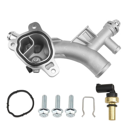 Solidspare Coolant Thermostat Housing Water Outlet For Chevy Cruze Sonic Trax1.4L 25193922