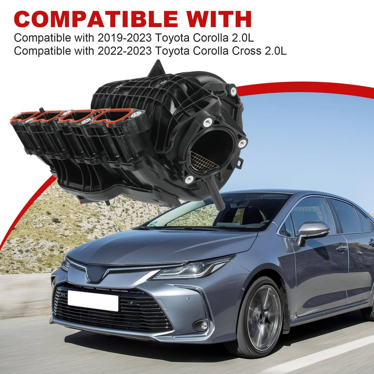Solidspare Engine Intake Manifold 17120F2010 for Toyota Corolla SE & XSE 2.0L 2019-2023