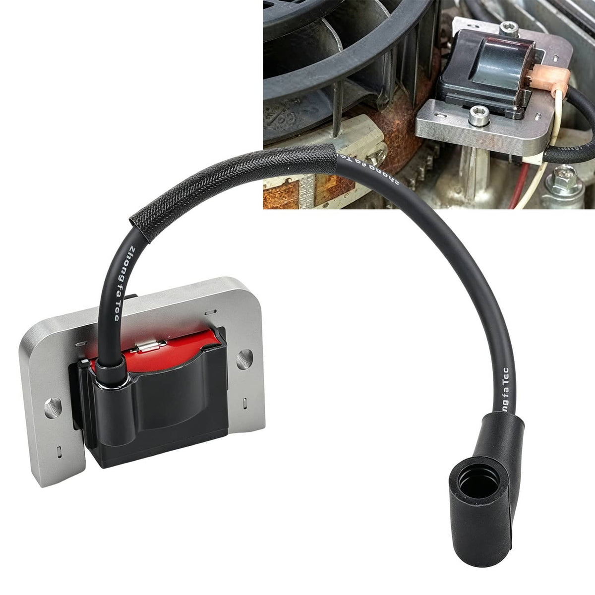 Solidspare New For Kohler 32-584-06-S Ignition Module 24HP 7000 Series engine w Spark Plug