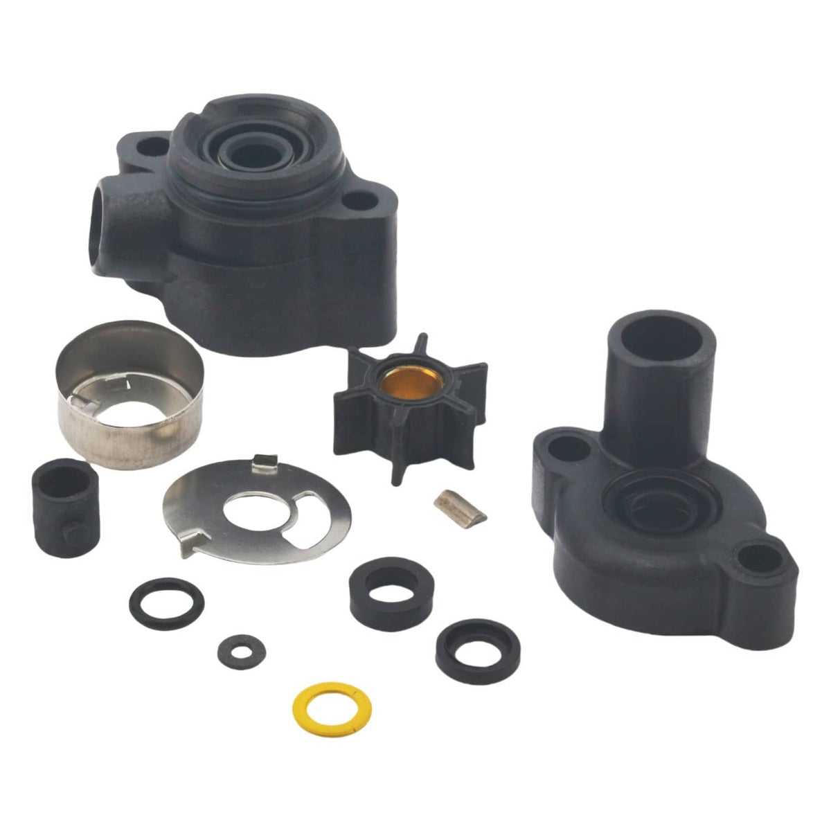 Solid Spare Water Pump Impeller Kit 46-92970A5 0.438" ForMercury 4/4.5/6/7.5/9.8HP Outboards
