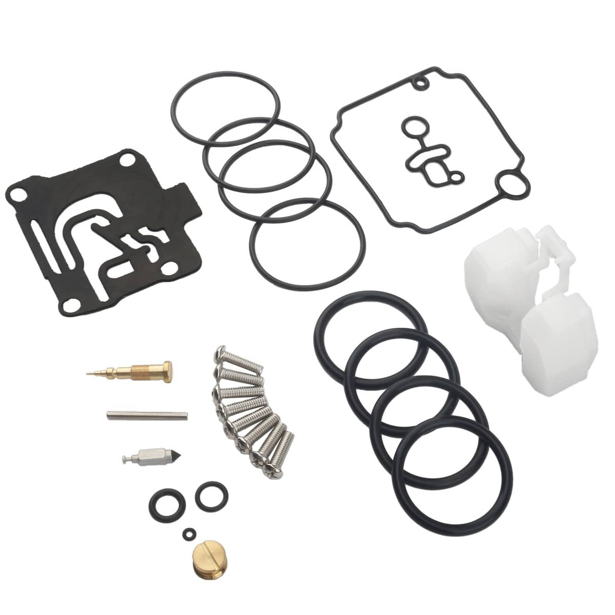 Solid Spare 4Set Carburetor Carb Rebuild Repair Kit for Yamaha F50-T50 hp 4 Stroke 2001-2004