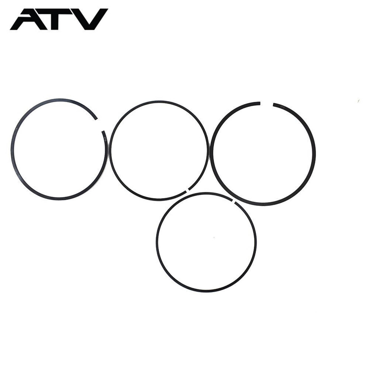 Solidspare Piston Rings Gasket Kit Spark Plug 2000-2006 for Honda Rancher TRX350