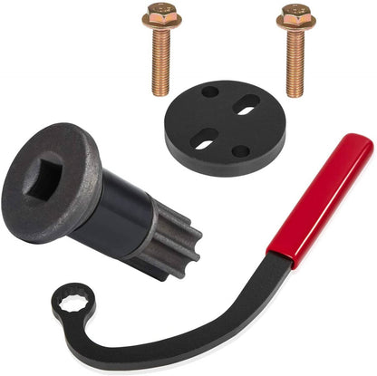 Solid Spare Injection PumpGear Puller & Engine Barring Tool & Lock Nut Wrench for Dodge Ram