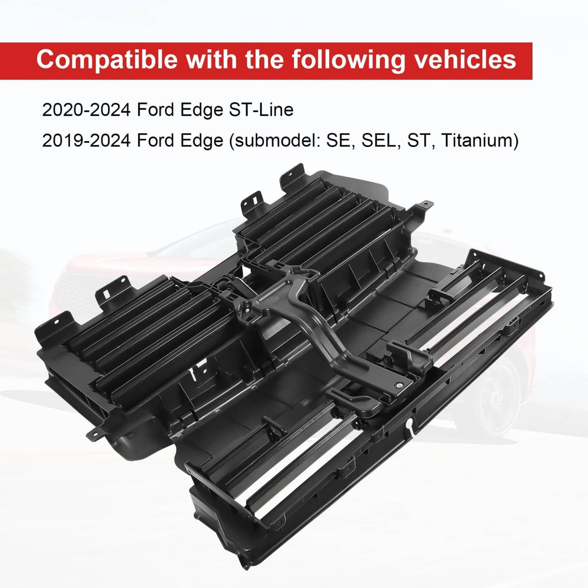 Solidspare Active Grille Shutter with Motor Assembly for Ford Edge 2019-2024 KT4Z8475G