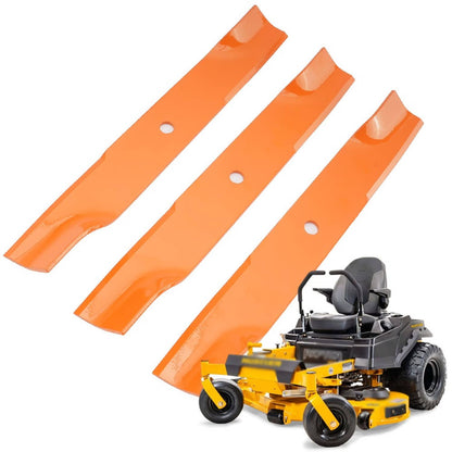Solidspare 3Pcs 17.5" Deck Blades For Hustler 52" Z/ Super Z/ Raptor 603995 795526 783753