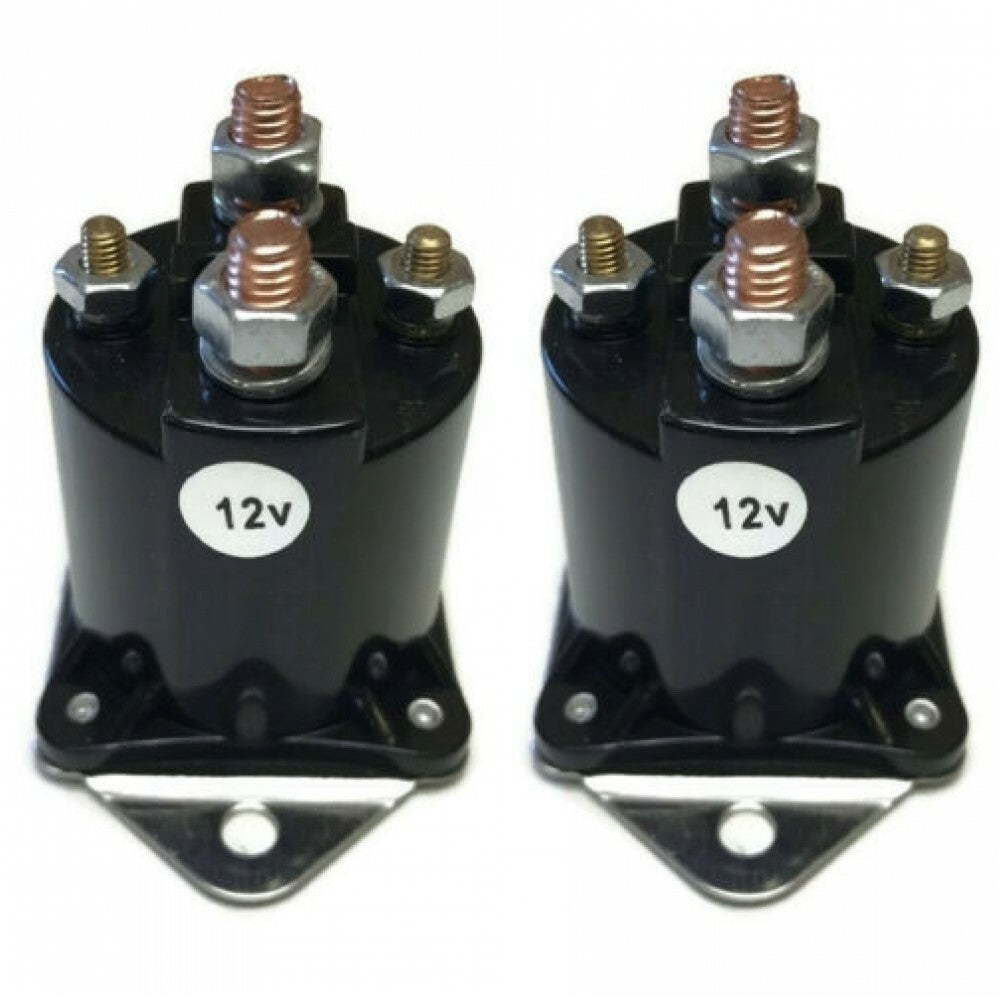 (2) 12V Solenoid Switch 1012275, SBC4201L - Club Car DS, Precedent Gas Golf Cart