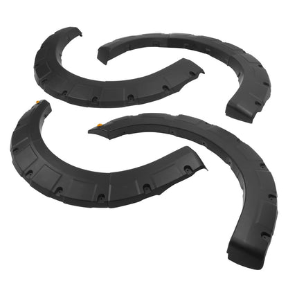 Solid Spare Pocket Rivet Fender Flares Kit Textured For 2018-2020 Ford F150 F-150 Plastic