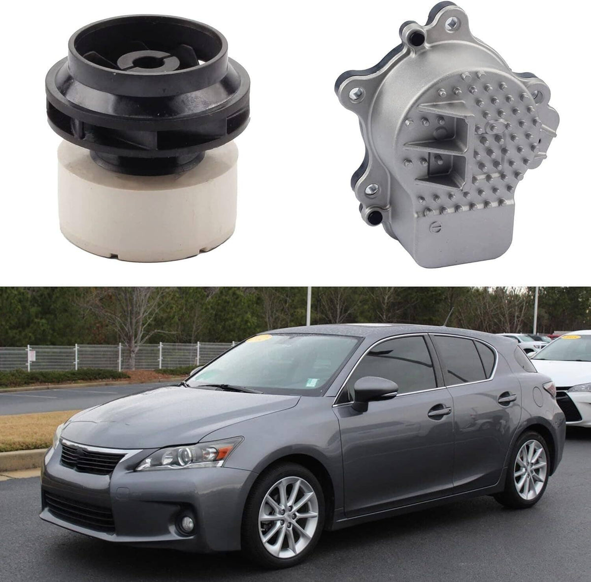 Solidspare Engine Electric Water Pump Rotor For 2010-2015 Toyota Prius CT200h 161A0-29015
