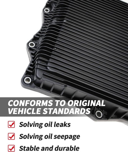 Solidspare New Automatic Transmission Oil Pan & Filter & Gasket & Bolt Kit For 8 Speed BMW