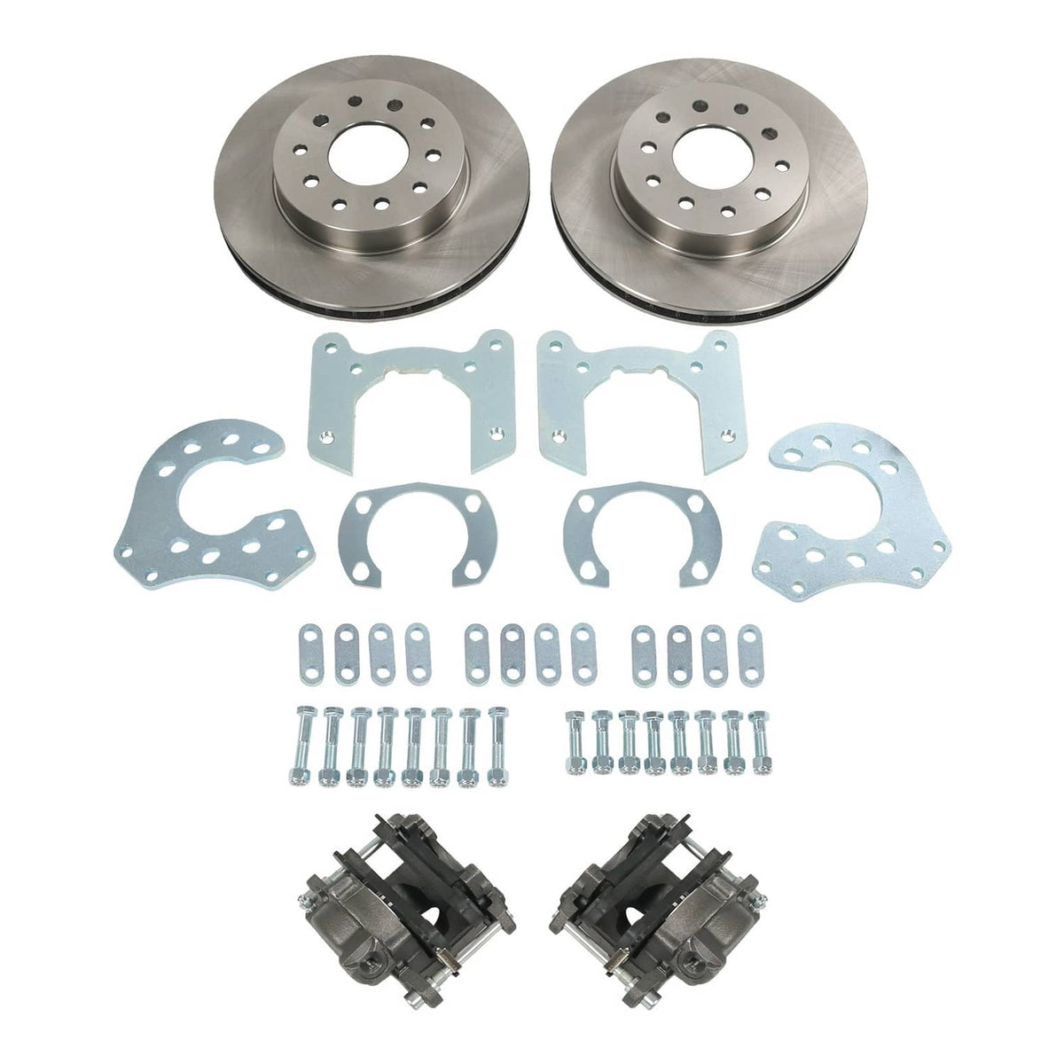 Solidspare Universal 9 Inch Rearend Bolt-On Rear Disc Brake Kit Fits For Ford
