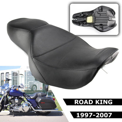 Solidspare Driver Passenger Two Up Seat For Harley Road King FLHR Custom EFI 1997-2007