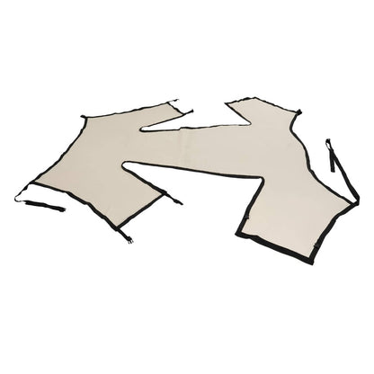 Solidspare Aircraft Cabin Cover White Windshield Cover For Cessna 150 Cessna 152 Canvas