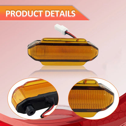4PCS LED Amber Raptor Style Grill Marker Light Kit For 2019-2022 Toyota RAV4