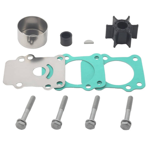 Solid Spare Yamaha 9.9 15 hp 2 Stroke Outboard Water Pump Impeller Kit 682-W0078-A1 18-3148
