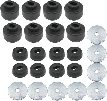 Solid Spare 7-141 Body Cab Mount Bushing Kits For 1999-2014 Chevy Silverado 1500 GMC Sierra