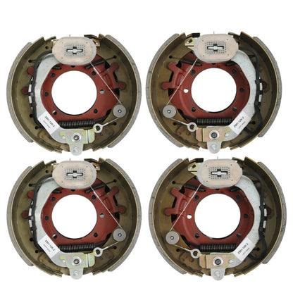 Solidspare NEW 4pcs 12-1/4x5" 12K 15K Electric Backing Plate Trailer Brake Fits Dexter 5"
