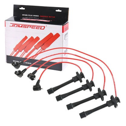 Solidspare JDMSPEED Spark Plug Wires Set for 93-97 Geo Prizm Toyota Celica Corolla 1.6L 1.8