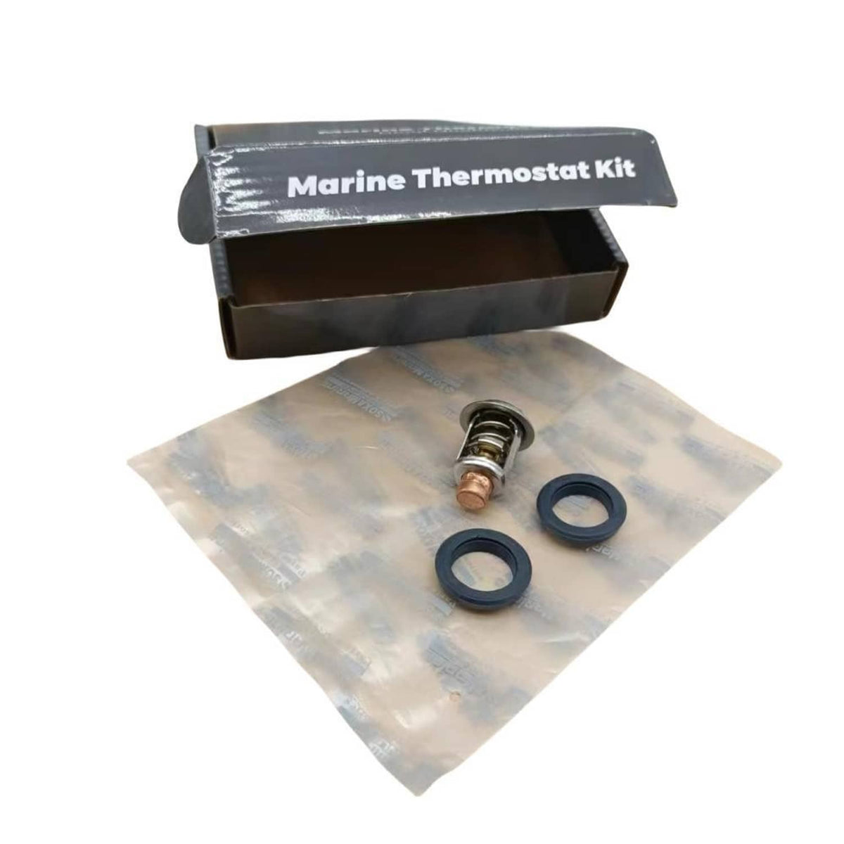 Solid Spare Thermostat Kit 143F for Johnson Evinrude (5-235 HP) OEM 18-3553 378065 393659