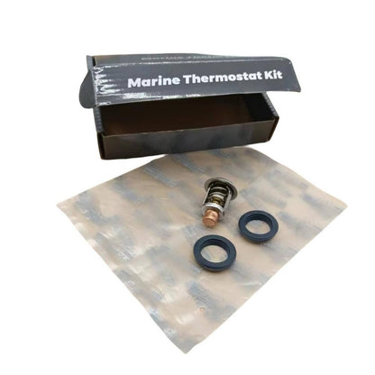 Solid Spare Thermostat Kit 143F for Johnson Evinrude (5-235 HP) OEM 18-3553 378065 393659