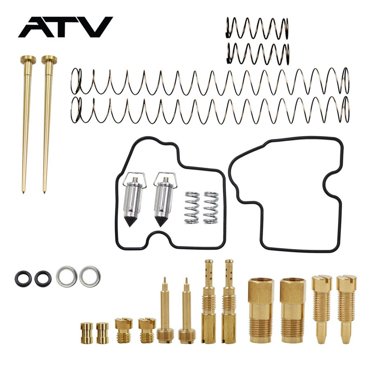 Solidspare Generic Carb Rebuild Kit Repair For Brute Force 650 Kawasaki Prairie 650 & 700