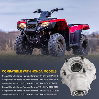 Solidspare Complete Rear Differential W/ Axle Shaft Fit Honda Rancher 420 TRX 420 2007-2013