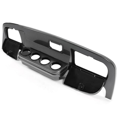 Solidspare Dash Assembly Cover Kit Carbon Fiber Style For EZGO TXT Golf Cart 1994-2013